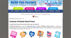 Desktop Screenshot of hand-fan-factory.com