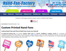 Tablet Screenshot of hand-fan-factory.com